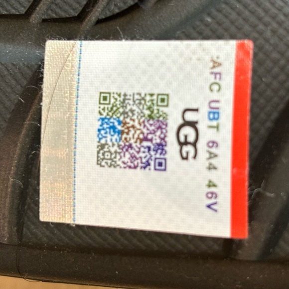 UGG Sz 9 Sport Yeah Puffer Detachable Logo Print Backstrap Slides Clogs Sandals - Picture 8 of 9